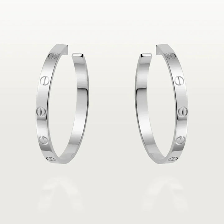 ETERNITY OHRRINGE LARGE | SILBER